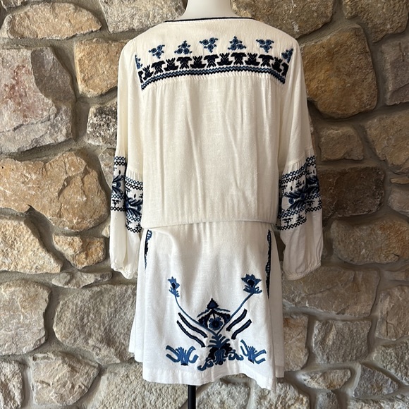 Free People drop waist long sleeve dress - Picture 5 of 6